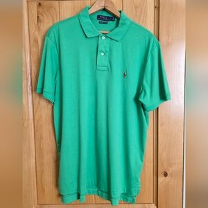Polo by Ralph Lauren Men's Pima Cotton Vibrant Green Polo Shirt